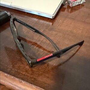 Prada Black and Red prescription glasses
